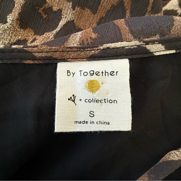 By Together Leopard Print Mini Dress Size Small EUC - Picture 6 of 7